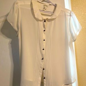 White Forever 21 blouse